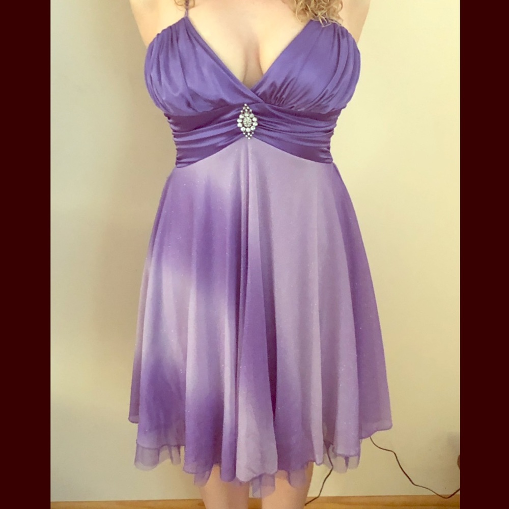 Purple sparkle dress
